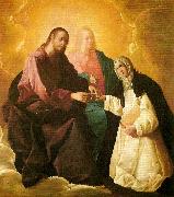 Francisco de Zurbaran mystical betrothal of st,catalina de siena oil painting reproduction